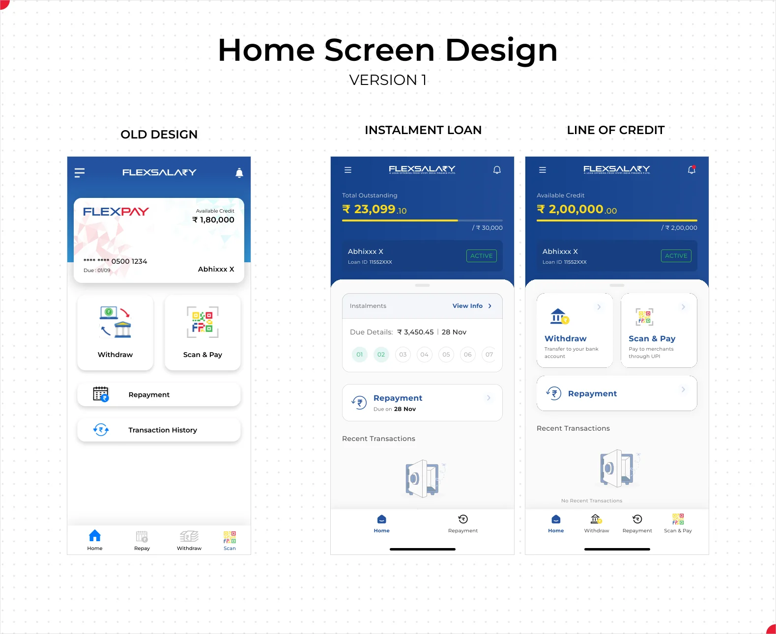 Revamped and Enhanced the Home Screen Experience